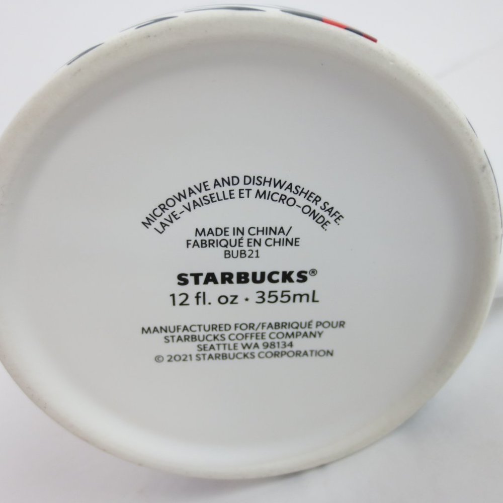 Starbucks Coffee Mug Christmas Happy Berry 12oz-355ml 2021 - Picture 5 of 5